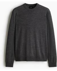 H&M - Wollpullover in Regular Fit - Lyst
