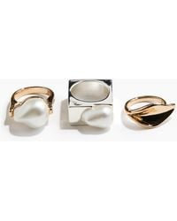 H&M - 3er-Pack Ringe - Lyst