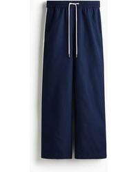 H&M - Weite Hose mit Kordelzug - Lyst