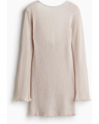 H&M - Gebreide Deep-backjurk - Lyst