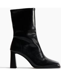 H&M - Stiefeletten mit Blockabsatz - Lyst