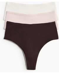 H&M - Set Van 3 Slips Van Microvezel - Lyst