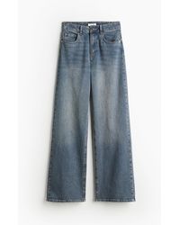 H&M - Wide High Jeans - Lyst