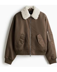 H&M - Bomber Loose Fit En Nylon - Lyst