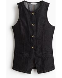 H&M - Elegantes Jeansgilet - Lyst