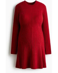 H&M - Mama Ribgebreide Jurk - Lyst