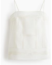 H&M - Katoenen Open-back Strandtop - Lyst