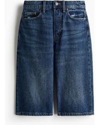 H&M - Denim Bermudashort - Lyst