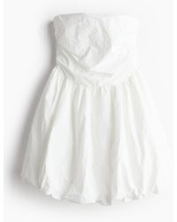 H&M - Bandeau-Kleid mit Ballonjupe - Lyst