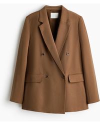 H&M - Double-breasted Blazer - Lyst