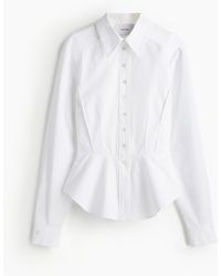 H&M - Peplum-Bluse - Lyst
