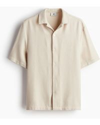 H&M - Casual Overhemd Met Structuur - Lyst