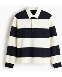 H&M - Katoenen Rugbyshirt - Lyst