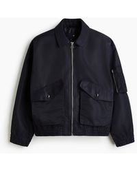 H&M - Nylon Bomber Jacket - Lyst
