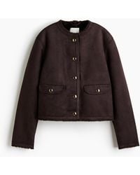 H&M - Jack Met Teddy Voering - Lyst