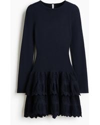 H&M - Kleid mit Stufenjupe - Lyst