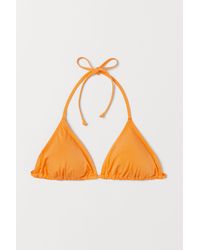 H&M Triangel-Bikinitop - Orange