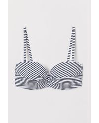 H&M Balconette Bikini Top - Blue