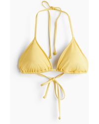 H&M - Padded Triangelbikinitop - Lyst