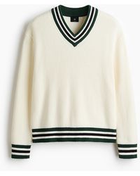 H&M - Gerippter Pullover in Relaxed Fit - Lyst