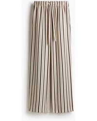 H&M - Twill Broek Met Drawstring - Lyst