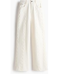 H&M - Flared Regular Waist Jeans - Lyst