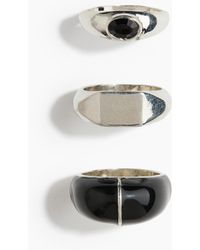 H&M - 3er-Pack Ringe - Lyst