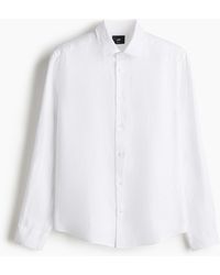H&M - Leinenhemd in Slim Fit - Lyst