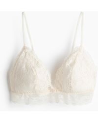 H&M - Wattierter Soft-BH mit Stickerei - Lyst