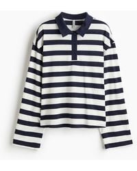 H&M - Katoenen Poloshirt - Lyst