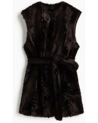 H&M - Veste sans manches avec ceinture à nouer - Lyst