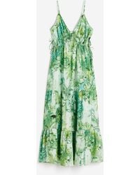 H&M - Maxi-jurk Met Drawstrings - Lyst
