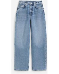 H&M - Baggy High Jeans - Lyst