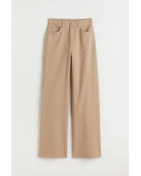Chino aus Baumwolltwill H&M Damen Kleidung Hosen & Jeans Lange Hosen Chinos 
