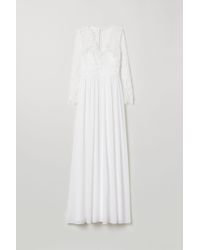 H&M Lace Wedding Dress - White
