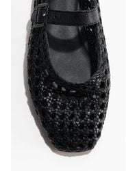H&M - Ballerines Façon Babies En Cuir - Lyst
