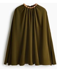 H&M - Capeblouse Met Kralen - Lyst