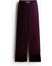 H&M - MAMA Jerseyhose mit Fransen - Lyst