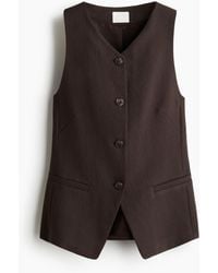 H&M - Long-Gilet - Lyst