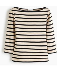 H&M - Jerseyshirt mit U-Boot-Ausschnitt - Lyst