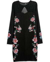 H&M Figurbetontes Kleid - Schwarz