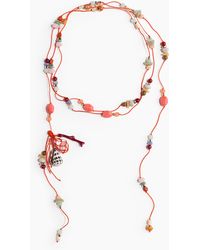 H&M - Schnurkette mit Kunststoffperlen - Lyst