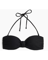 H&M - Wattiertes Bandeau-Bikinitop - Lyst