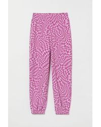 H&M High-waisted joggers - Pink