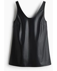 H&M - Tanktop mit Coating - Lyst