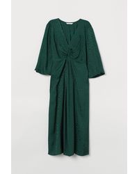 H&M Mama Jacquardgeweven Jurk - Groen