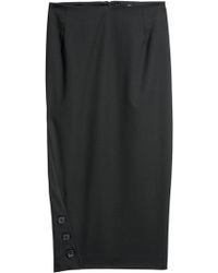 H&M Jupe crayon avec boutons - Noir