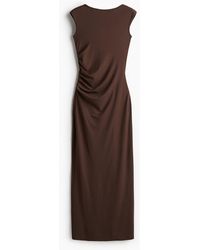 H&M - Robe moulante à effet drapé - Lyst