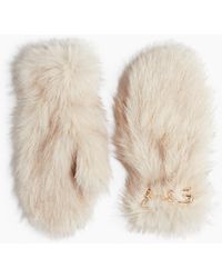 H&M - Flauschige Fäustlinge - Lyst