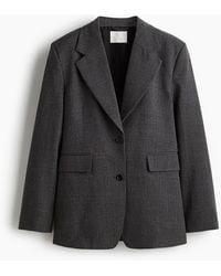 H&M - Einreihiger Blazer - Lyst